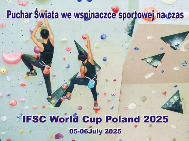 Kraków miasto organizator Pucharu Świata we wspinaczce sportowej na czas